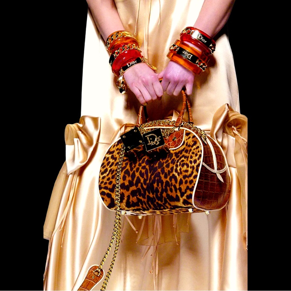 Dior John Galliano 2000s Archive Gambler Collection
Ombré Leopard Lingerie Set - Picture 6 of 16